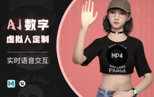 AI数字人实时语音交互与超写实角色定制技术特训营-挪课网