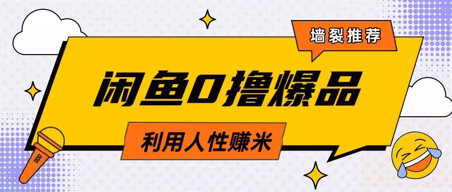 咸鱼低门槛技巧：人性化的商品售卖带来每日稳定收益-挪课网